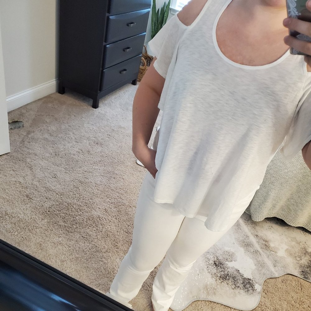 Flowy Cut Out T-Shirt